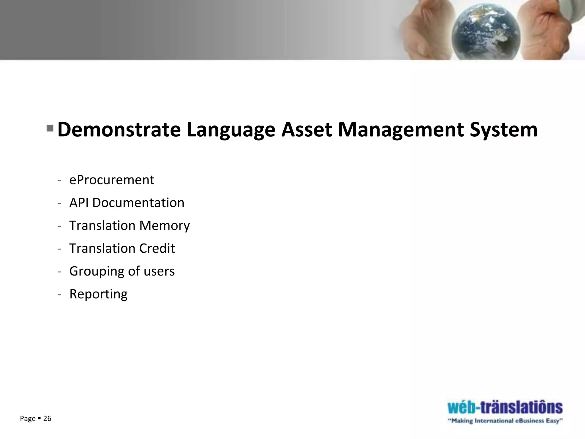 Testing and measuring your web strategyPage 16How to Localise a Website…Break your project down to into simple stagesCreate an English MicrositeDo we need all the content?
