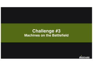 Challenge #3
Machines on the Battlefield
 