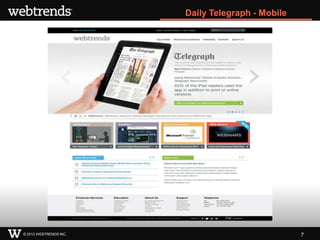 Daily Telegraph - Mobile




© 2013 WEBTRENDS INC.                              7
 