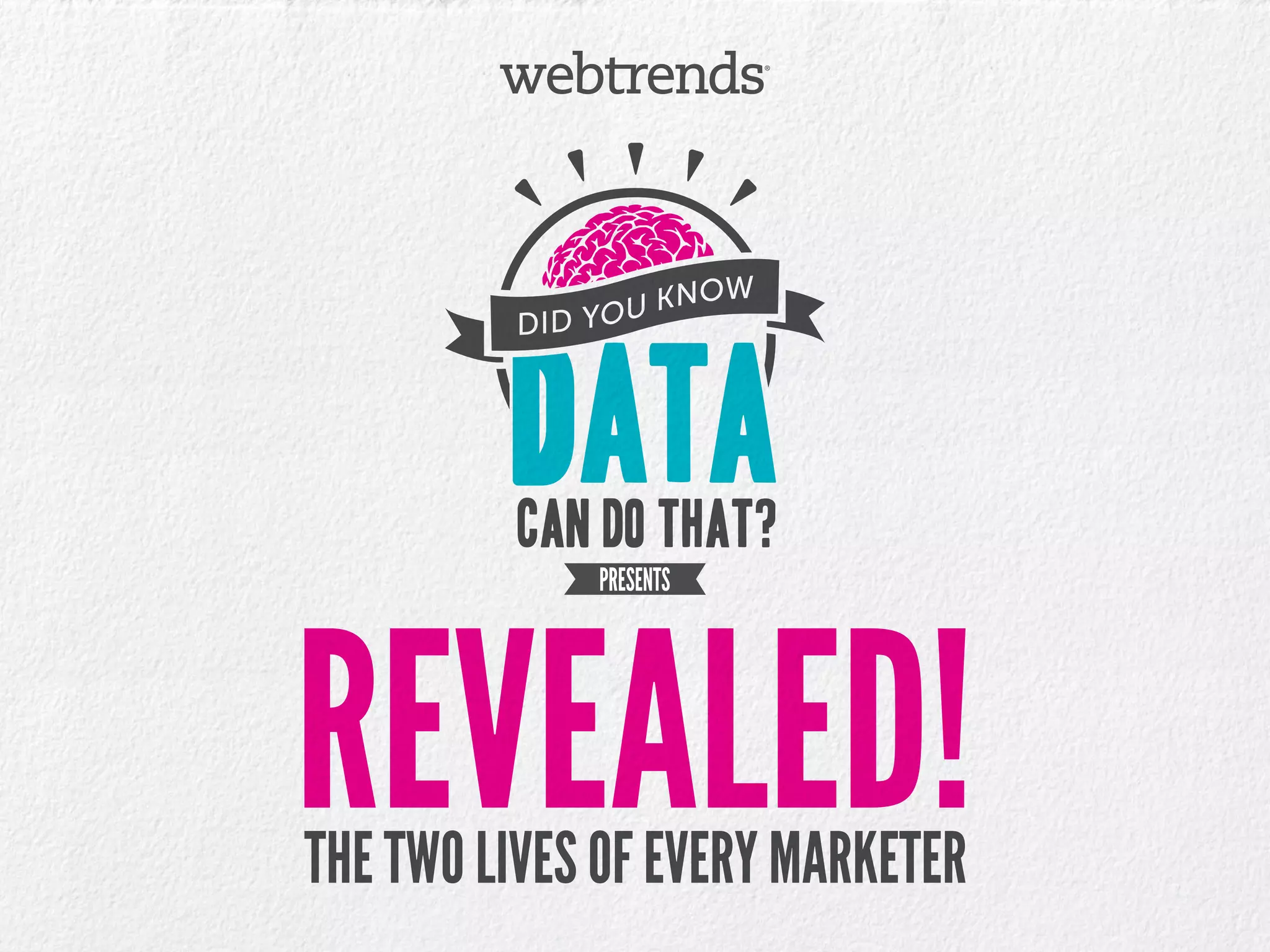 Revealed! The Two Lives of Every Marketer
