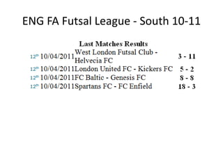ENG FA Futsal L. - Midlands 10-11 