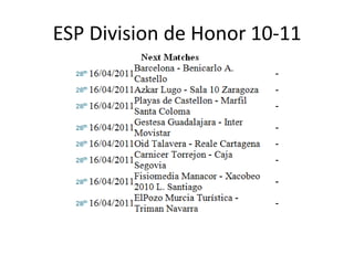 RUS Super League 10-11 