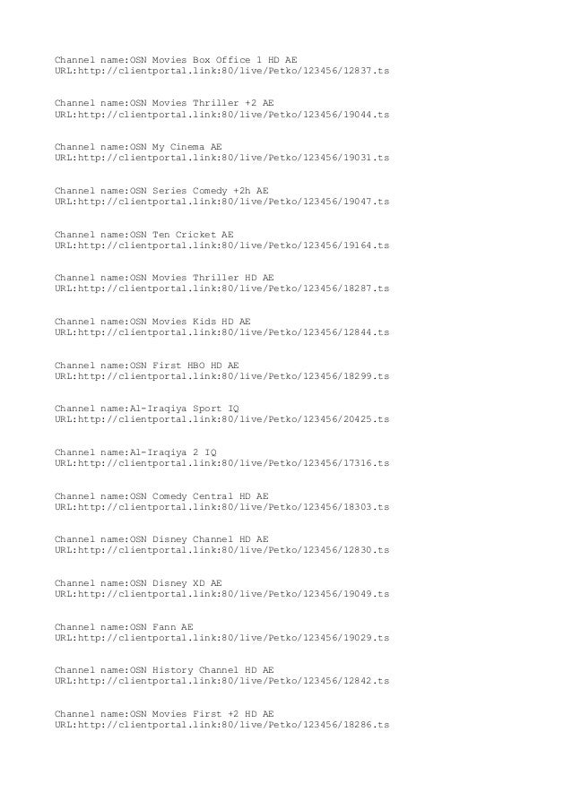 Web Tv List