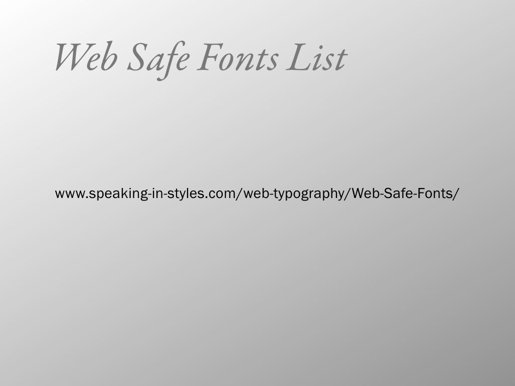 Font Family Corbel Verdana Arial