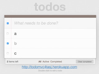 http://todomvc4tasj.herokuapp.com
 