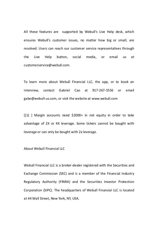 Webull financial, the zero commission broker-dealer ...