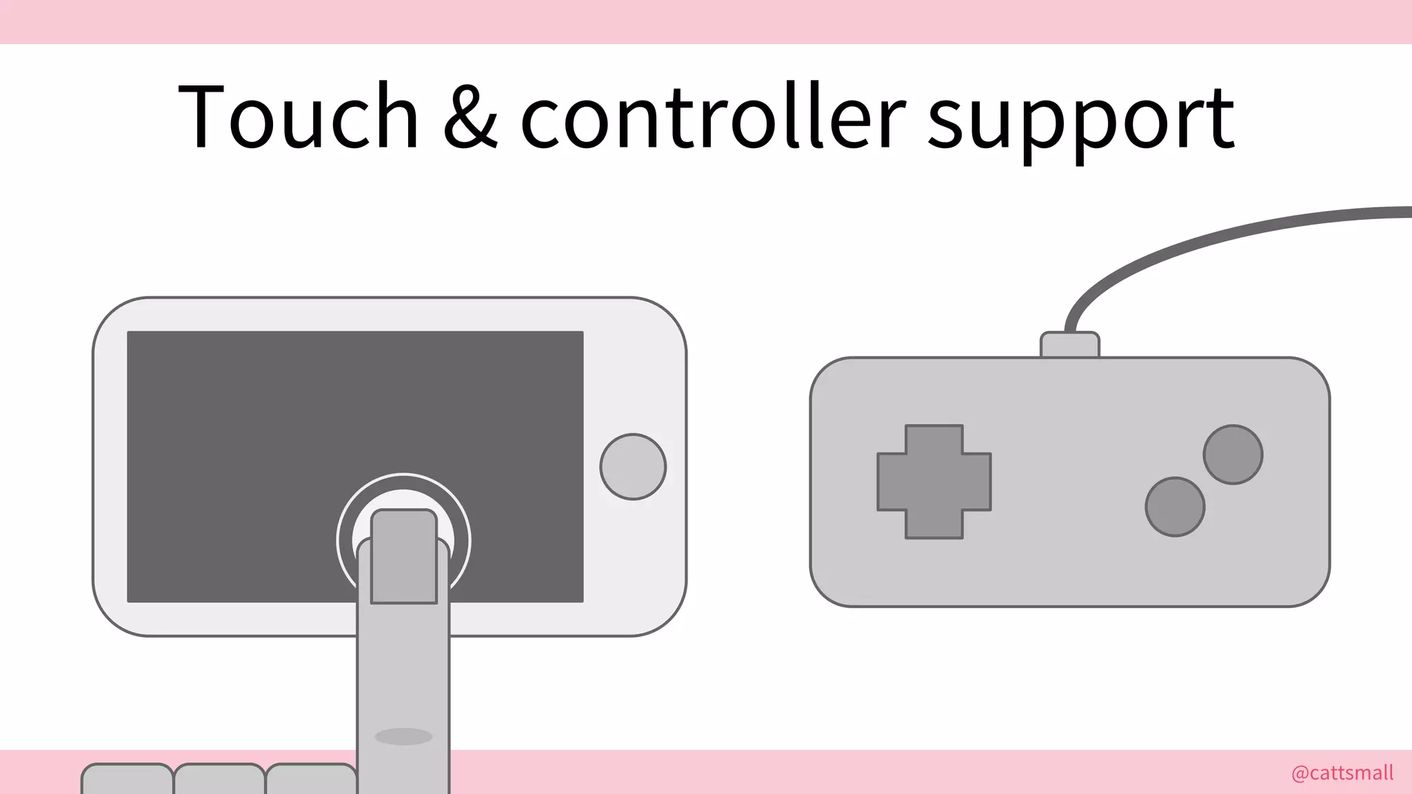 @cattsmall@cattsmall
Touch & controller support
 