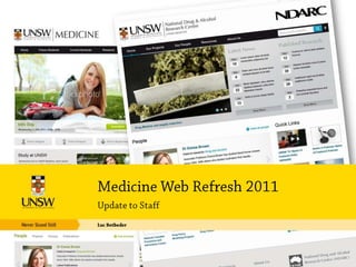 Update to Staff Luc Betbeder Medicine Web Refresh 2011 