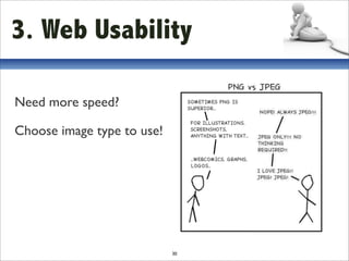 3. Web Usability

Need more speed?

Choose image type to use!




                            30
 