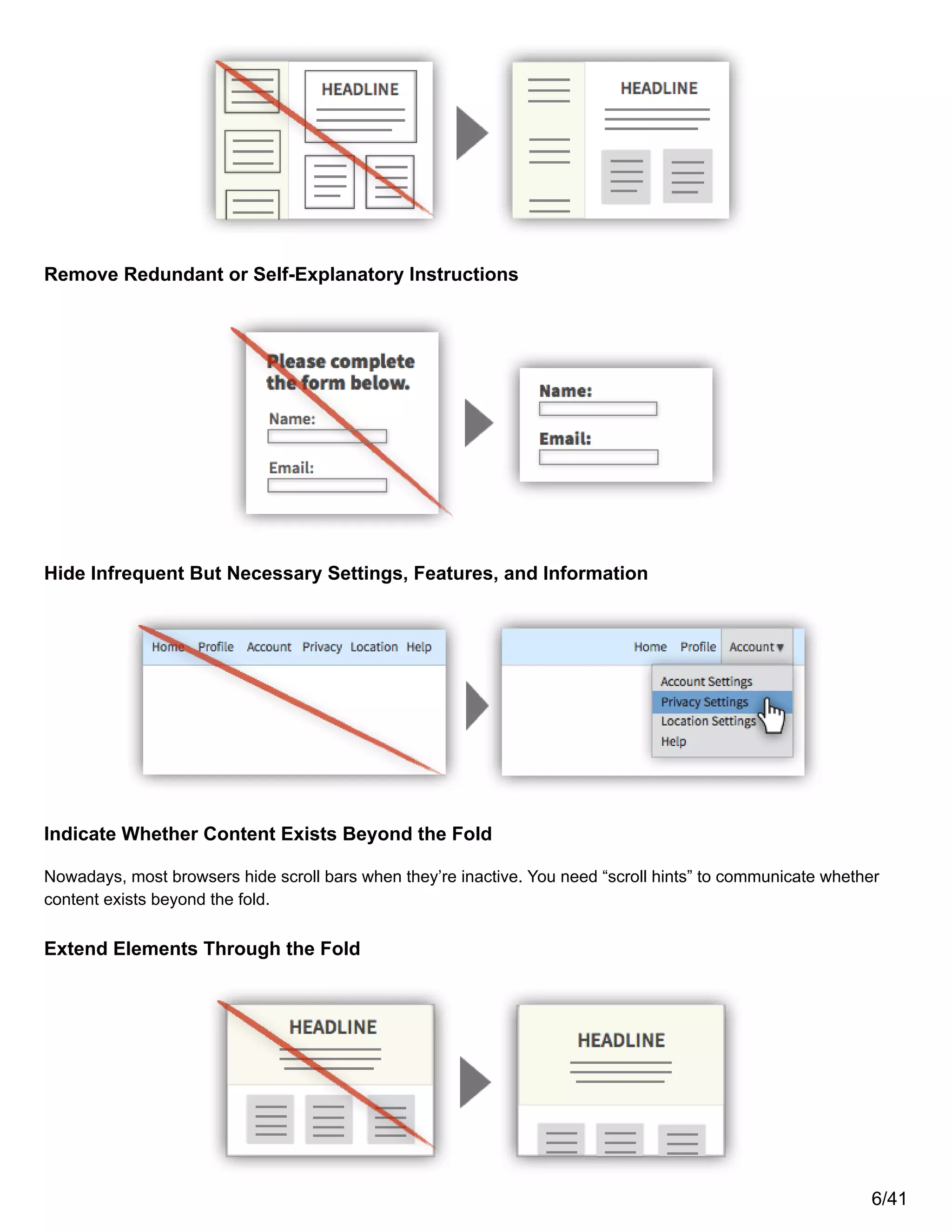 Web usability a complete list of ux ui best practices | PDF | Web ...
