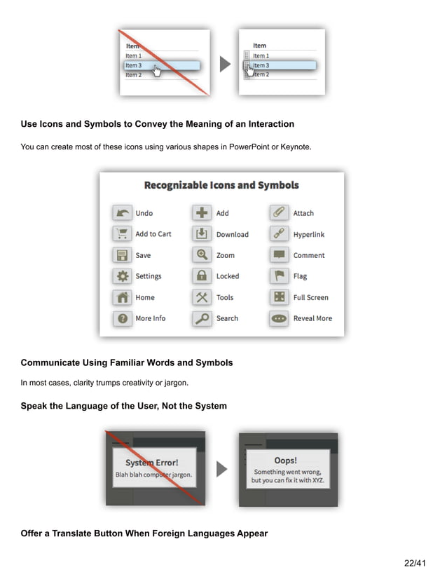 Web usability a complete list of ux ui best practices | PDF | Web ...