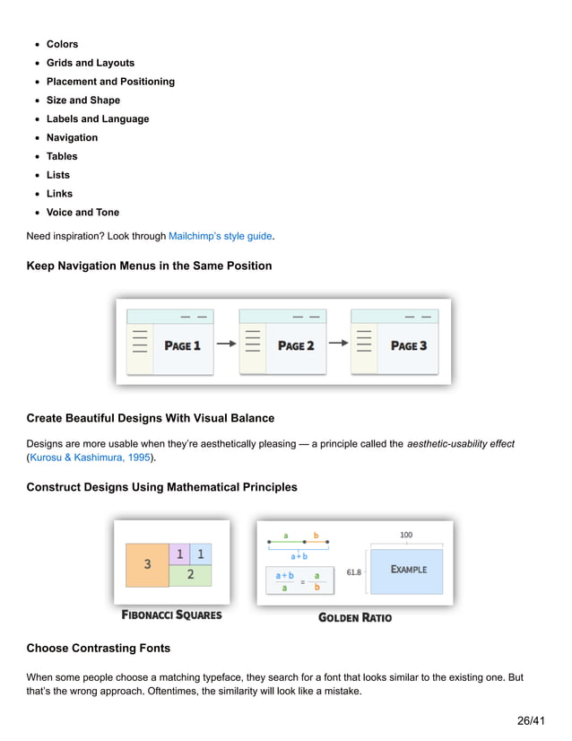 Web usability a complete list of ux ui best practices | PDF | Web ...