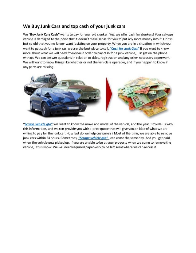 Top Pay For Junk Cars >> We Buy Junk Cars And Top Cash Of Your Junk Cars Top Pay For Junk Cars >> We Buy Junk Cars And Top Cash Of Your Junk Cars