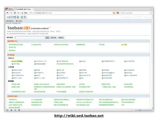 http://wiki.ued.taobao.net
 