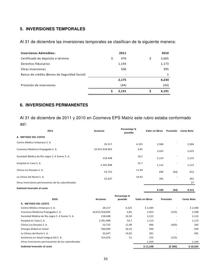 Notas Estados Financieros Diciembre 2017 - simulador de prestamos toyota