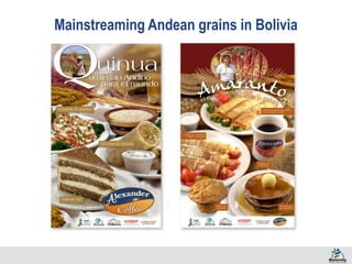 66
Mainstreaming Andean grains in Bolivia
 