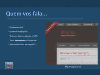 Quem vos fala... Programador PHP