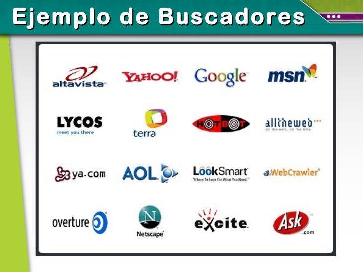 Resultado de imagen para ejemplos de buscadores web