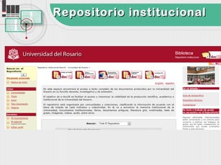 Repositorio institucional
 