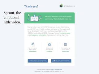 Sprout, the
emotional
little video.
 