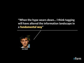 Tagging: Emerging Trends