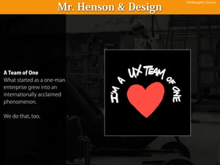From Muppets to Mastery: Core UX Principles from Mr. Jim Henson - WebVisions 2011