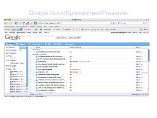 Google Docs/Spreadsheet/Presenter 