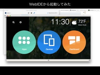 WebIDEから起動してみた
 
