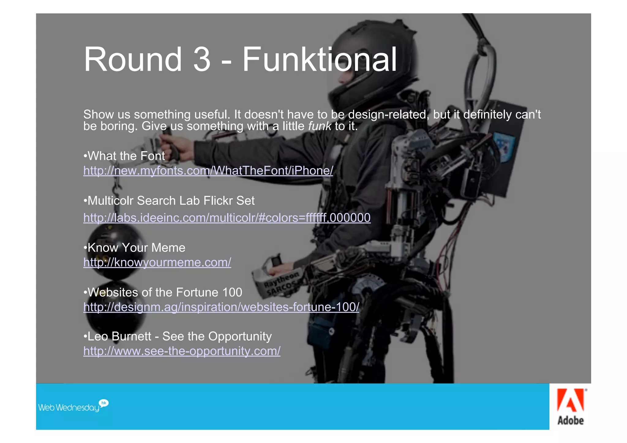 Web Wednesday - First 2 Forward Game Show