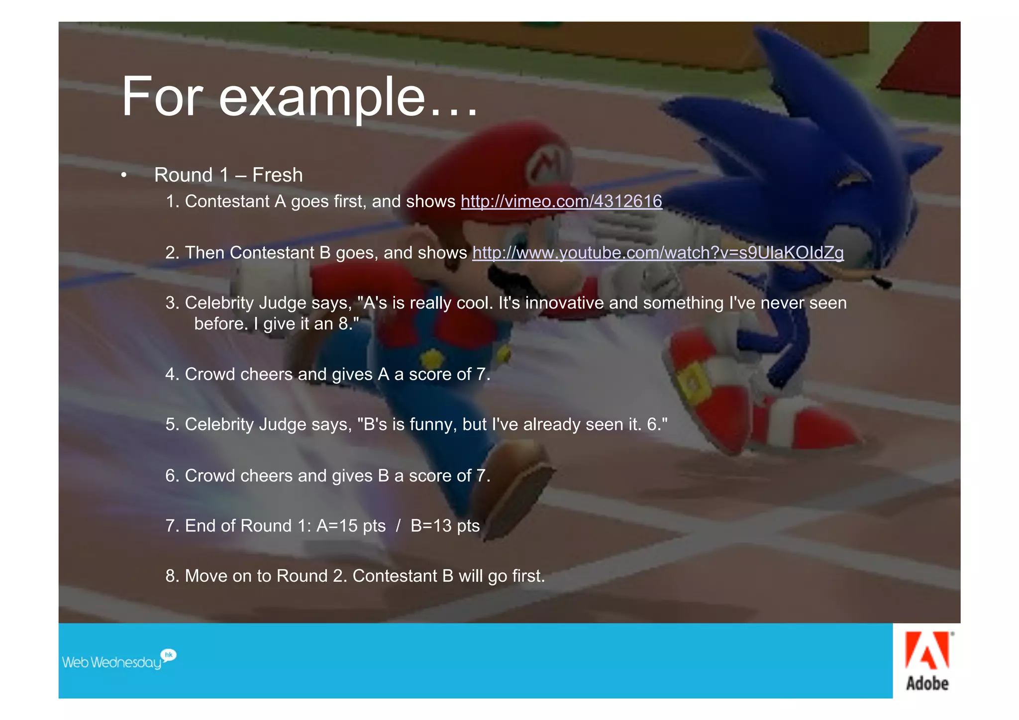 Web Wednesday - First 2 Forward Game Show