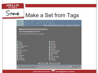 Make a Set from Tags 