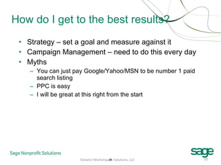 Web Wise: Search Overview  Sage Nonprofit Webinar