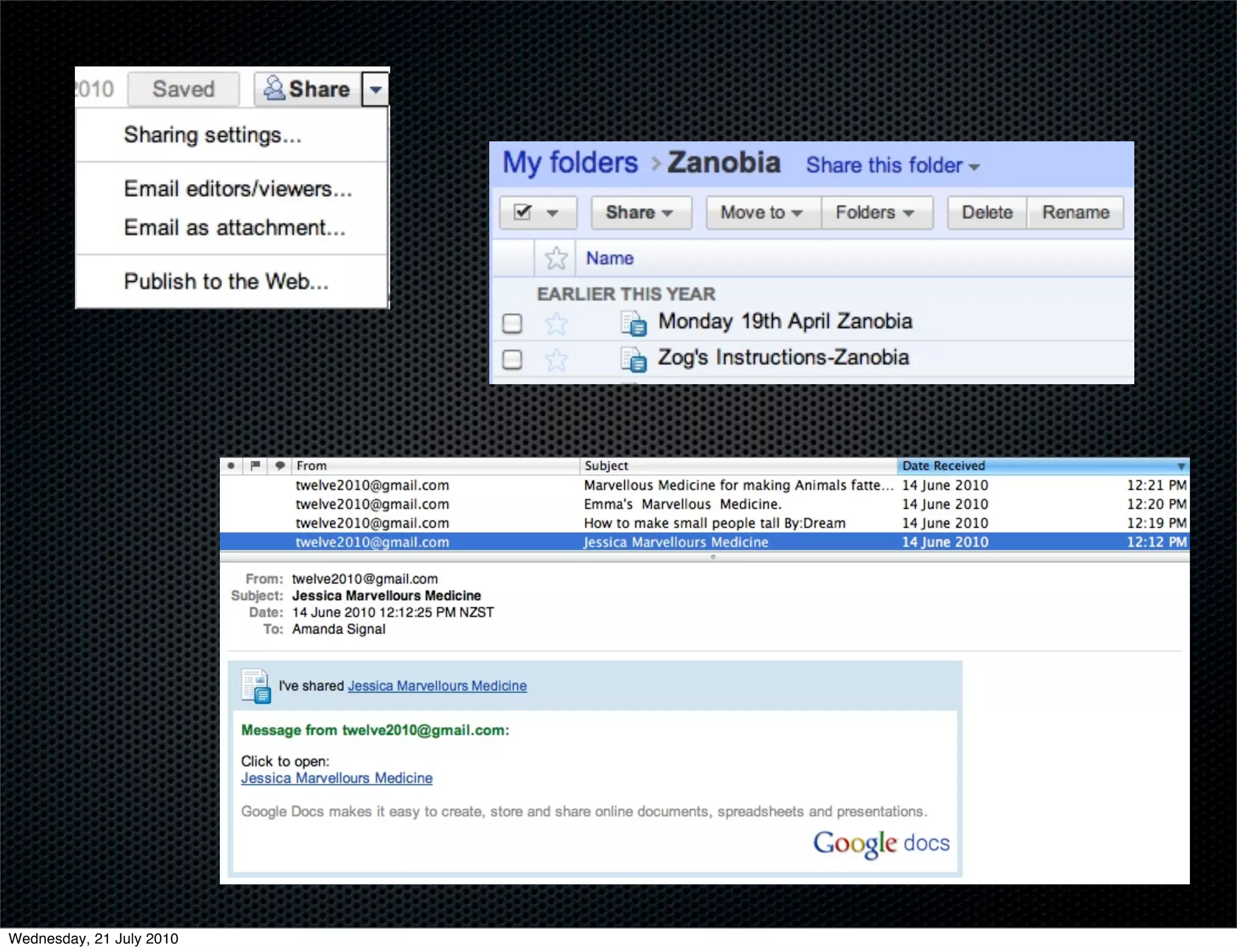 Wednesday, 21 July 2010
 