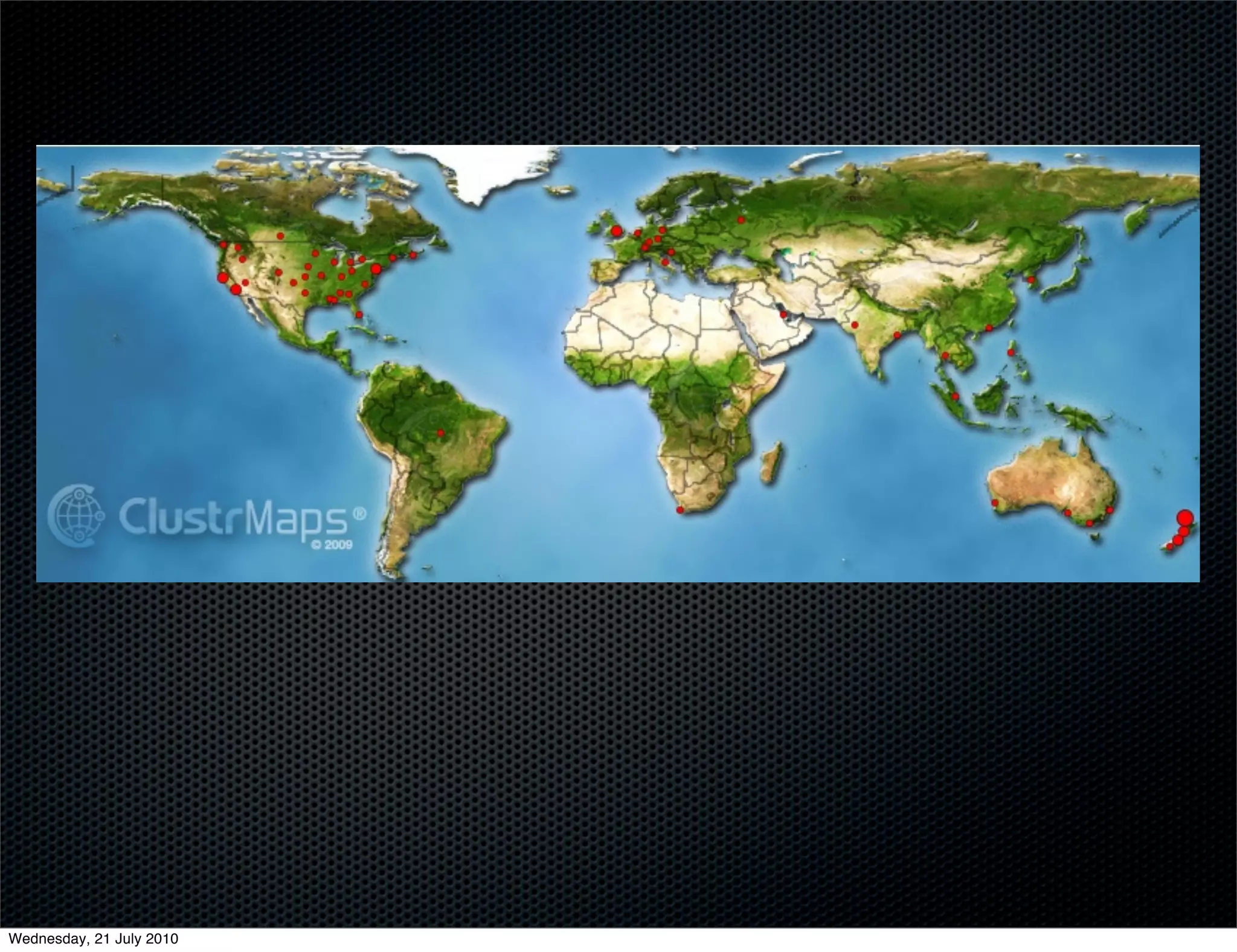 Blogging
         Example




Wednesday, 21 July 2010
 