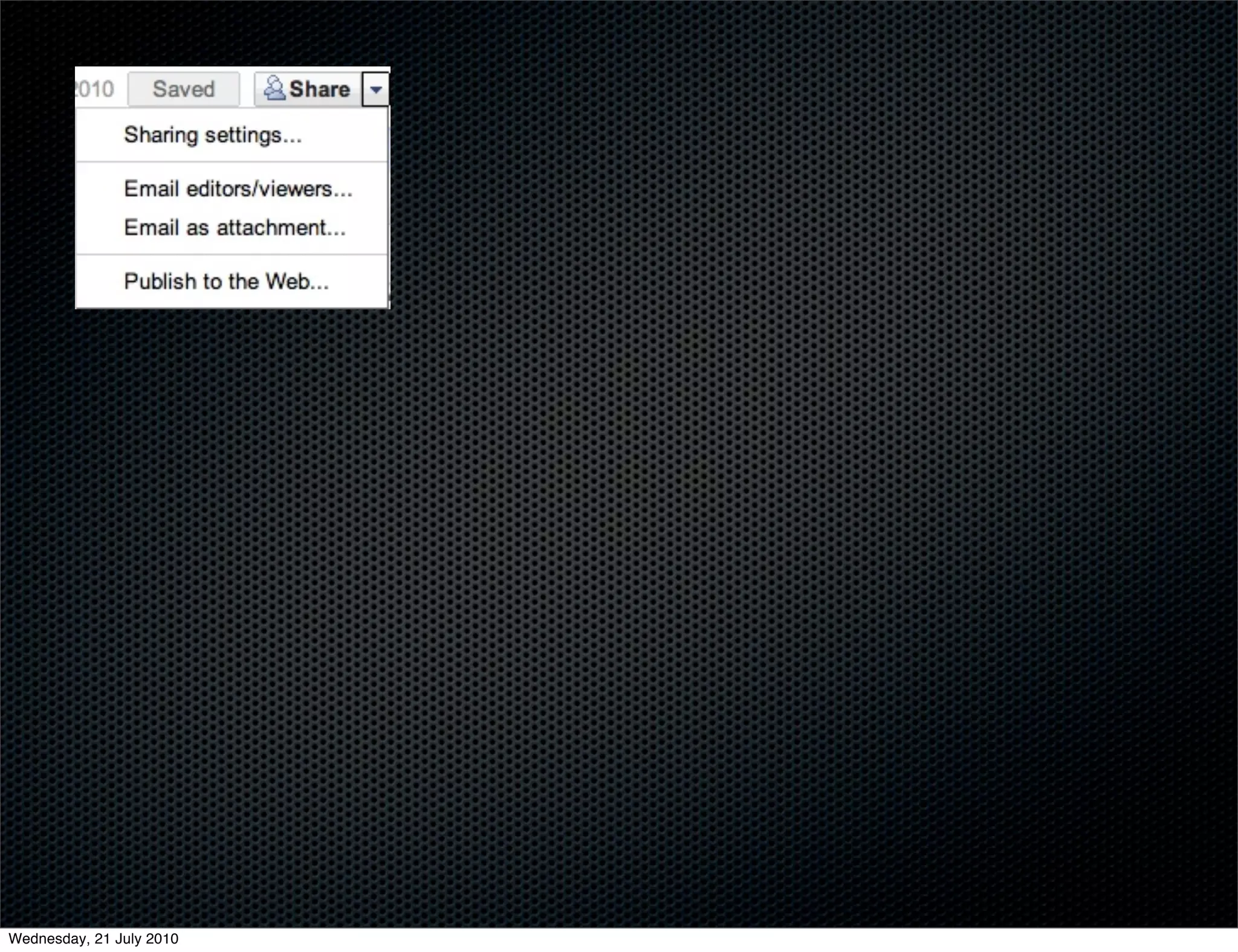 Wednesday, 21 July 2010
 