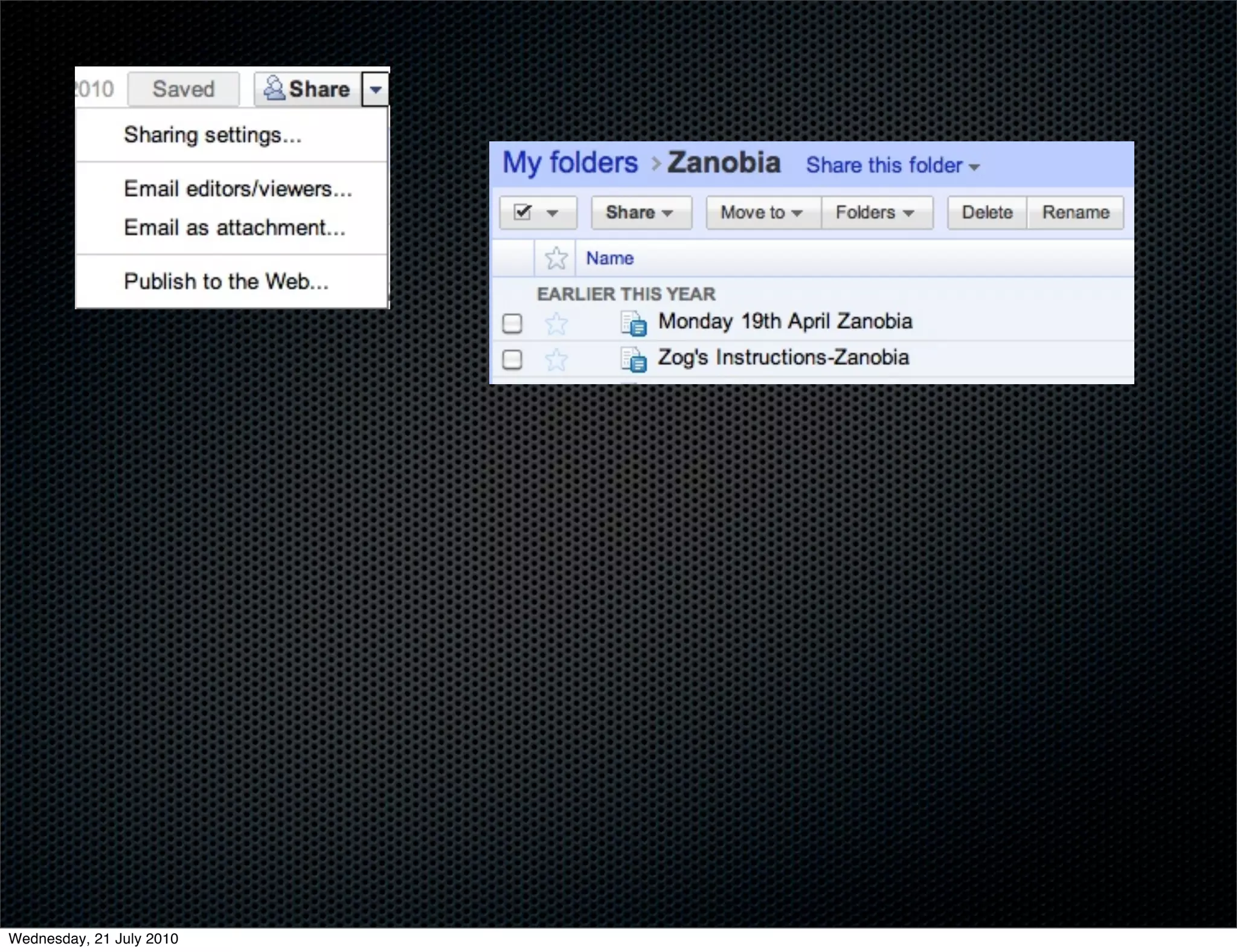 Wednesday, 21 July 2010
 