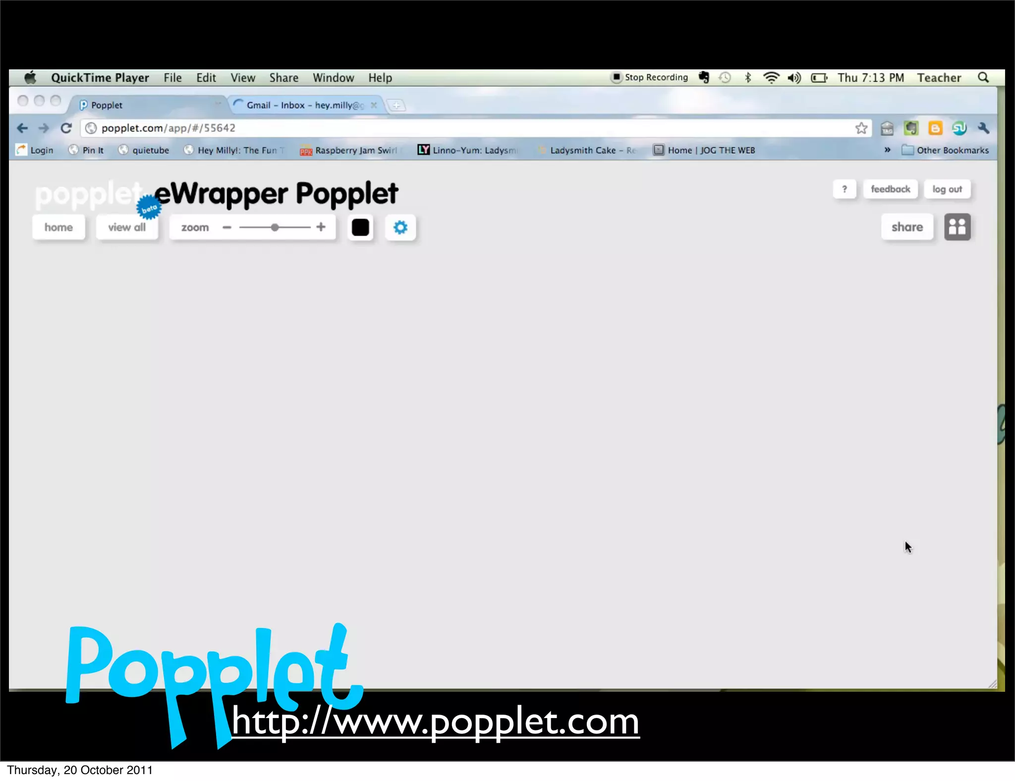 Popplet            http://www.popplet.com
Thursday, 20 October 2011
 