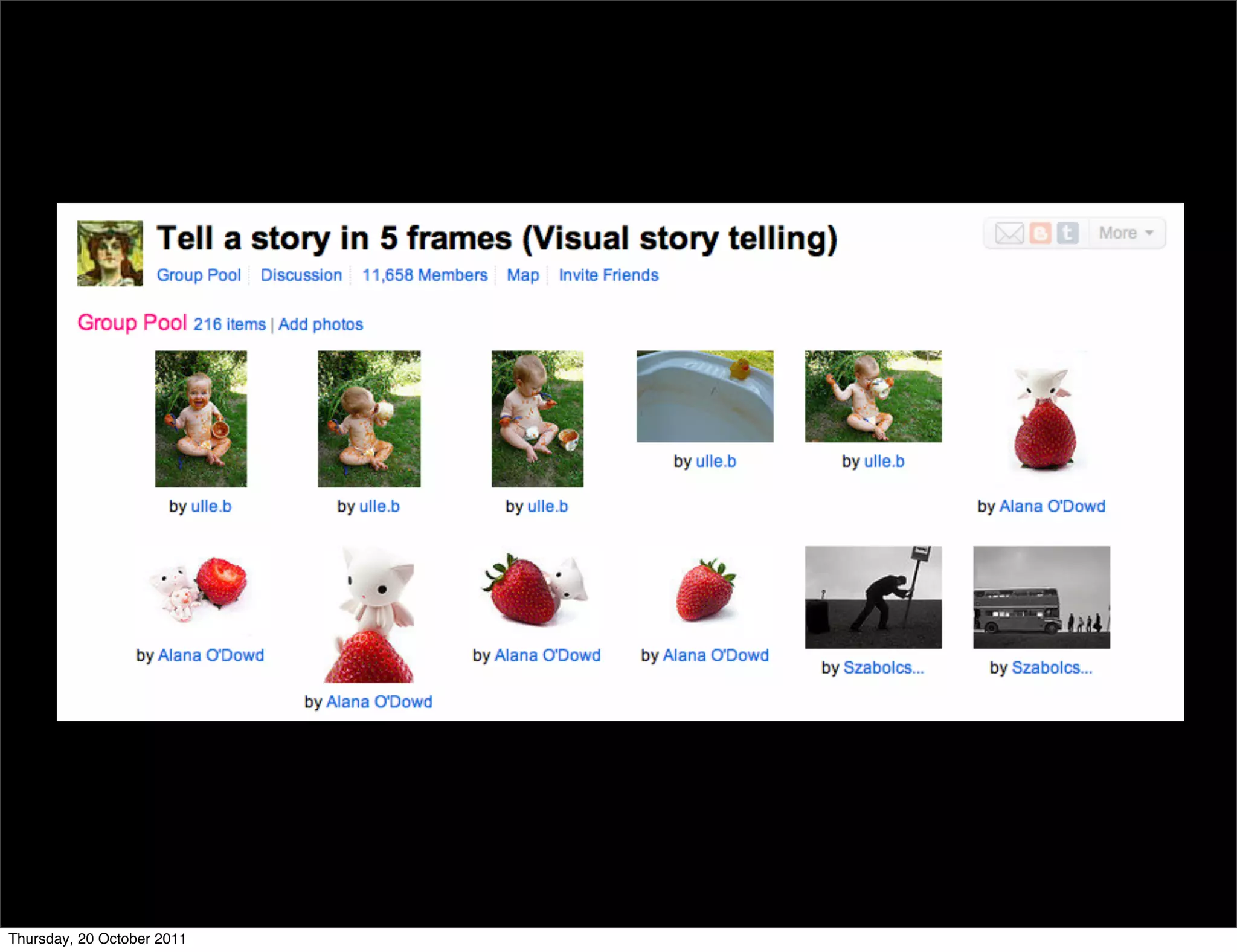 Thursday, 20 October 2011
 