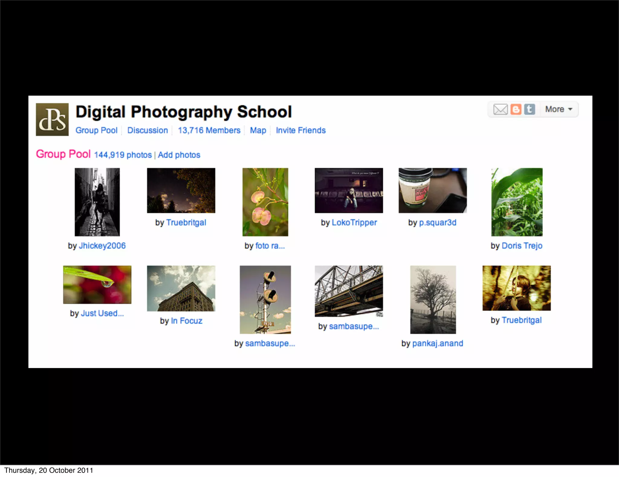 Thursday, 20 October 2011
 