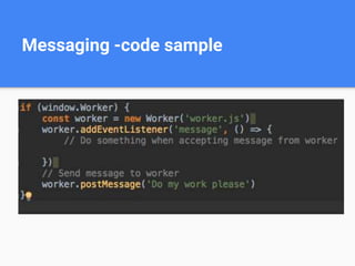Messaging -code sample
 