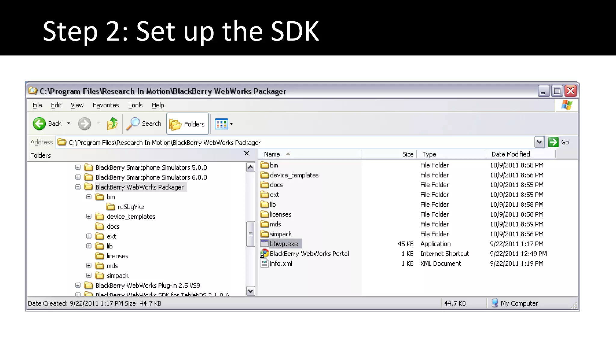 Step 2: Set up the SDK
 