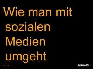 Page 28Ihre Website…informiert aktuell über ihr Unternehmen, Angebote, Tätigkeiten…ist zeitgemäß gestaltet und transportiert auch optisch ihre Identitätläßt sich schnell und unkompliziert VON IHNEN aktualisierenfunktioniert als Knotenpunkt für Ihre Social Media Aktivitätenist leistbar