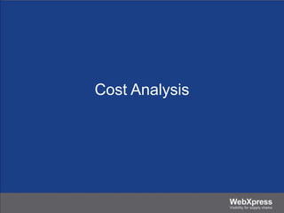 Cost Analysis
 