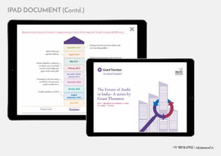 +91 98918 69955 | info@wecart.in
IPAD DOCUMENT (Contd.)
 