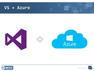 http://mvc.tw
VS + Azure
41
 