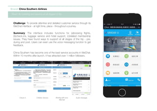 Brand: Star Wars
Entertainment: Real-time response with interactive graphics
Star Wars has developed a routine of responding to events in real-time,
featuring iconic characters from the movies with interactive GIFs & images.
The effort includes polling audiences and using replies to form
infographics, like those done at the Shanghai International Film Festival’s
Star Wars Marathon.
WeChat ID: StarWarsCN
 