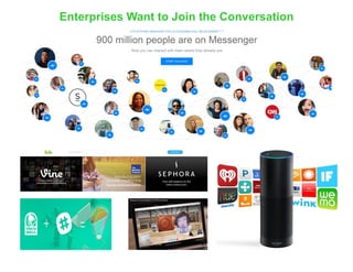 Enterprises Want to Join the Conversation
 
