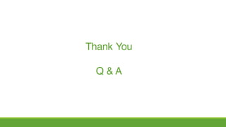 Thank You
Q & A
 