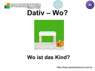 Dativ – Wo? Wo ist das Kind? http://www.sprachzentrum.com.ar 