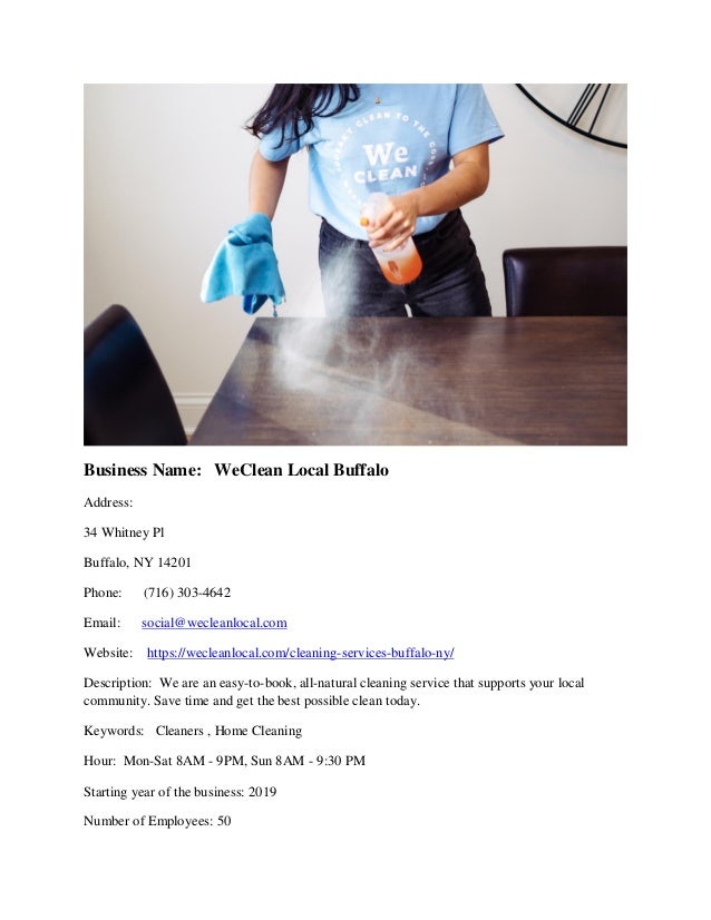 WeClean Local Buffalo PDF